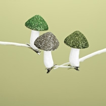 Mushroom Tree Clip Ornaments